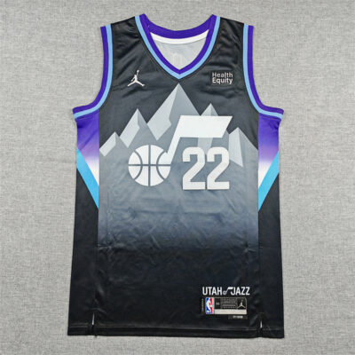 Camisetas NBA Baratas 2026 17 Darryn Peterson #22 Utah Jazz Statement Edition