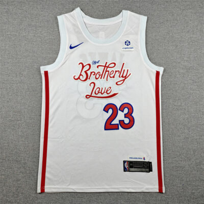 Camisetas NBA Baratas 2026 11 LeBron James #23 Philadelphia 76ers City Edition 2023