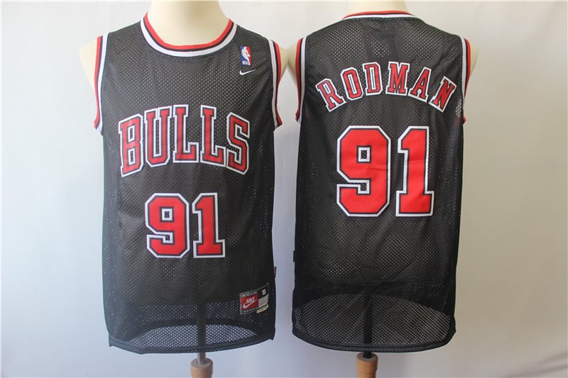 Camiseta Dennis Rodman #91 Chicago Bulls Blanco ⋆ MiCamisetaNBA