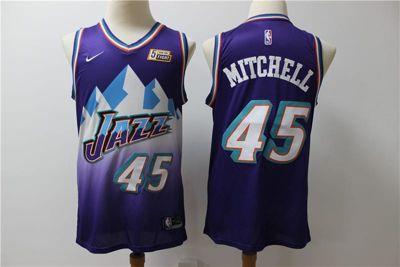 Revisión Conflicto Paraíso Camiseta Donovan Mitchell #45 Utah Jazz Retro 【24,90€】 | TCNBA