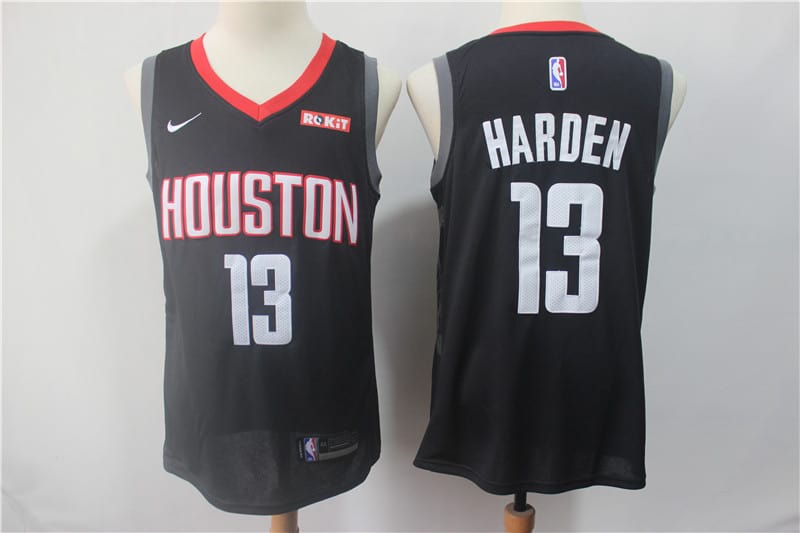 Camiseta James Harden 13 Houston Rockets Negro Temp 19 20