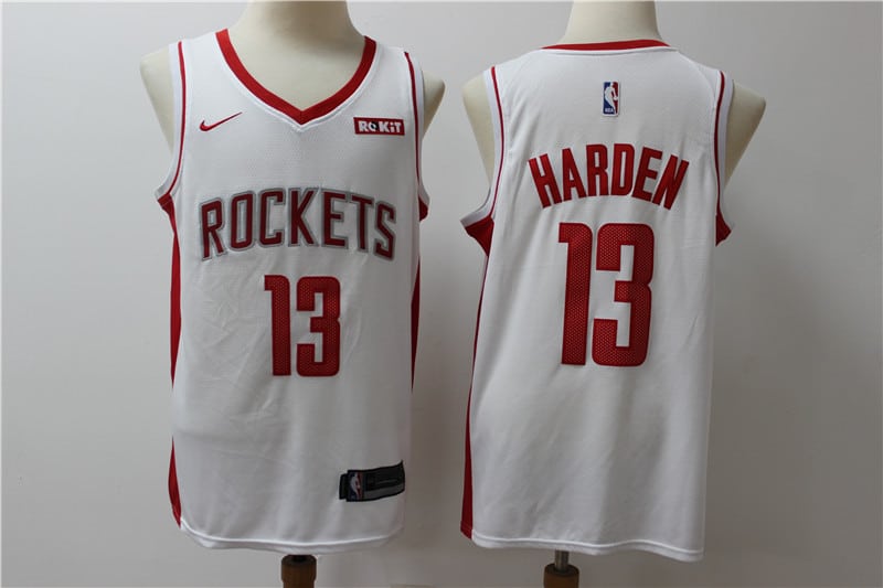 Camiseta James Harden 13 Houston Rockets blanco Temp 19 20
