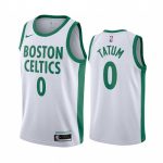 Camiseta Jason Tatum 0 Celtics The City 2021