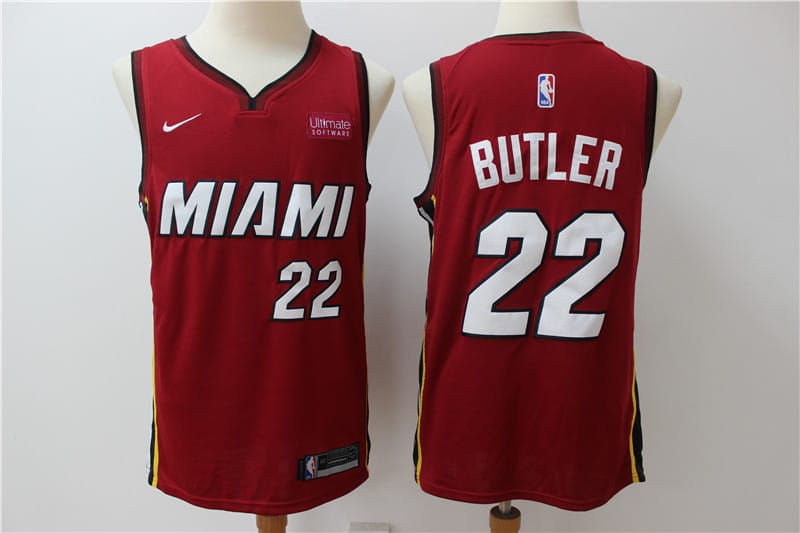 Camiseta Jimmy Butler 22 Miami Heat rojo