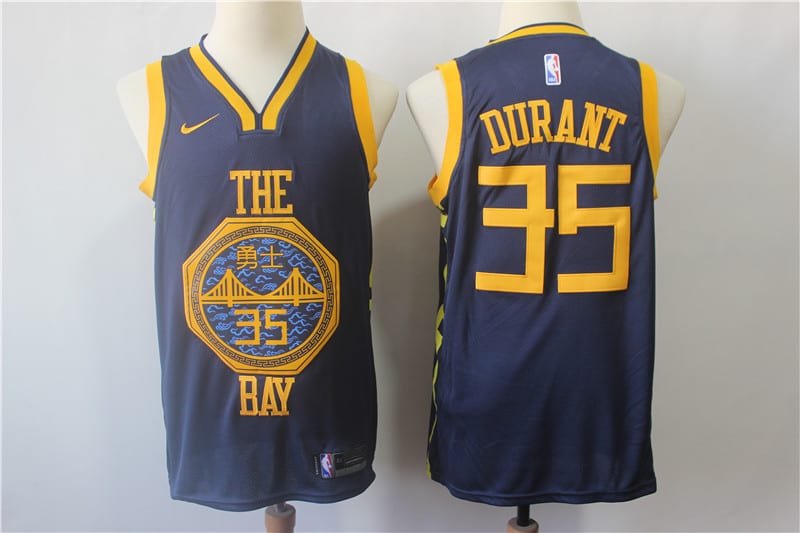 Labe atravesar Vadear Camiseta Kevin Durant #35 Warriors The City 【22,90€】 | TCNBA