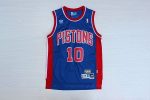 Camiseta Dennis Rodman #10 Detroit Pistons