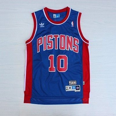 Camiseta Dennis Rodman #10 Detroit Pistons