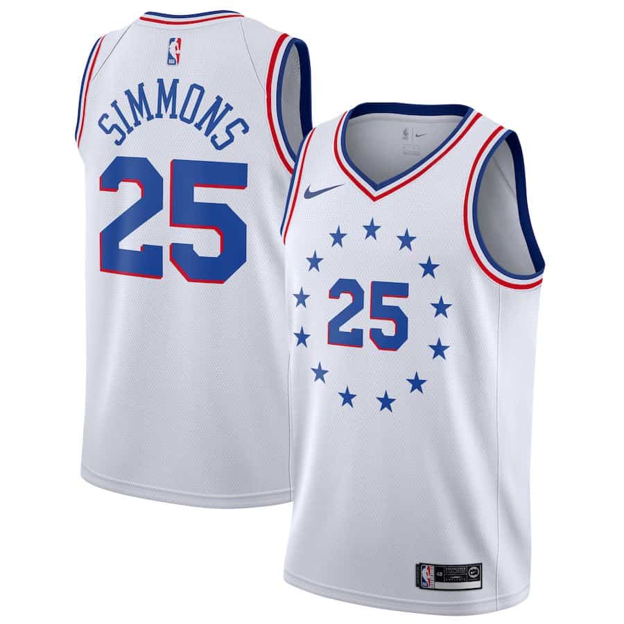 Camiseta Ben Simmons #25 Sixers Earned 【24,90€】 |