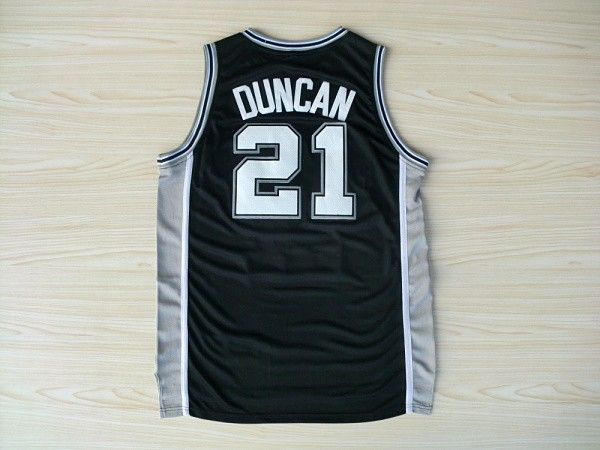 Camiseta Duncan San Antonio Spurs Negra