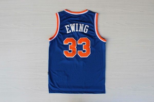 Camiseta Patrick Erwing Knicks #33 Azul