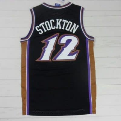 Camiseta Utah Jazz Stockton Azul